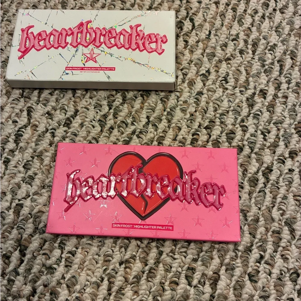 Jeffree Star Heartbreaker Blush Palette Trio- Pink & Purple Skin Highlighter NEW - Picture 4 of 5